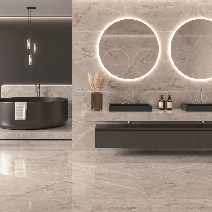 Ankorstone white cuarto de baño