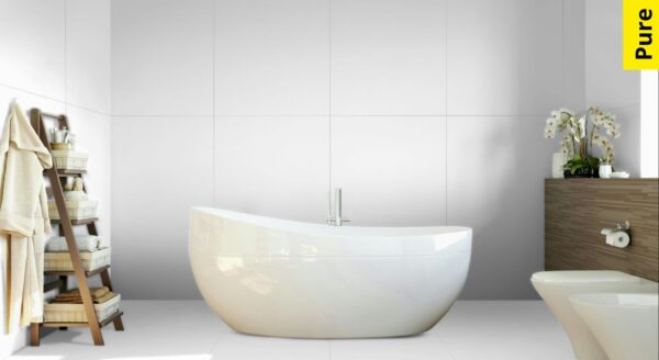 azulejos blancos para baños pequeños