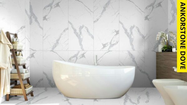 suelo blanco porcelánico