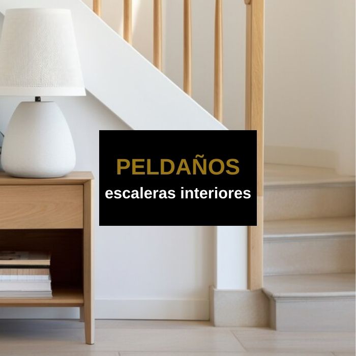 peldaños cerámicos para escaleras interiores