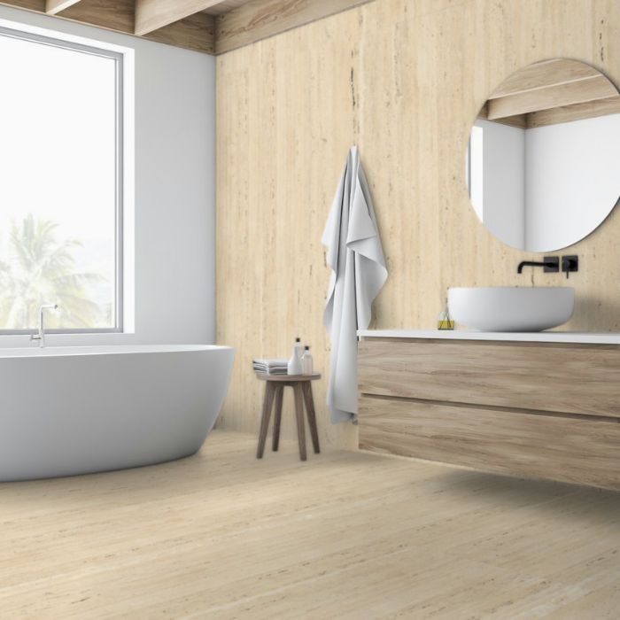 baños de marmol beige - Coliseo Natural baños de mármol beige