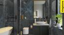 azulejos azules baño