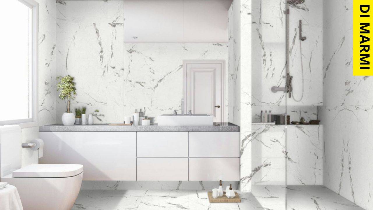suelo blanco porcelánico