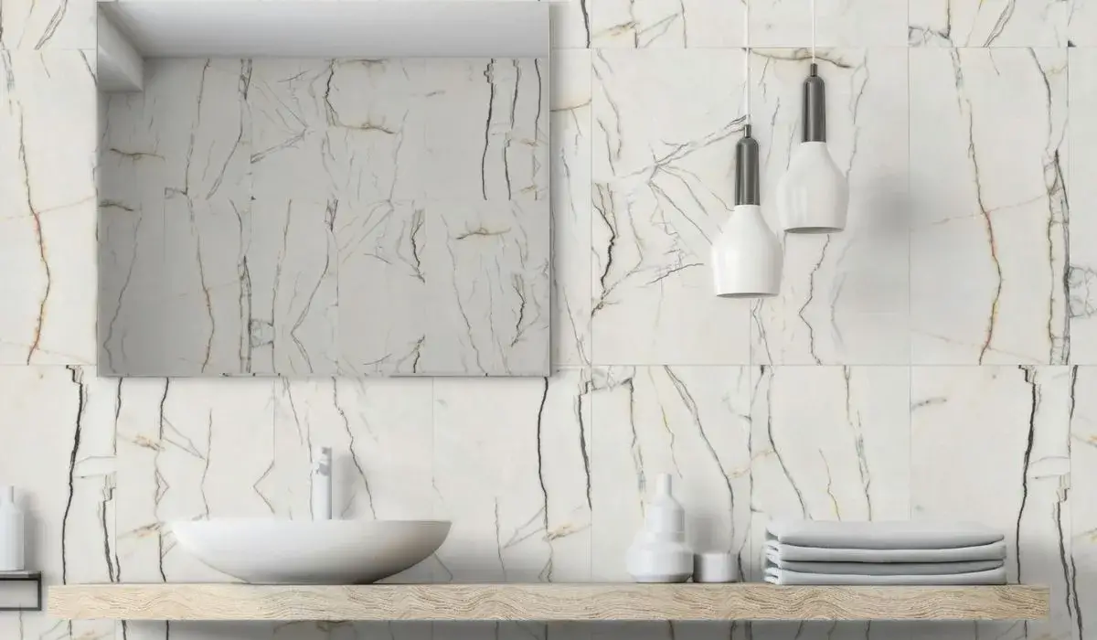 azulejos baño blanco