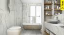 azulejo baño blanco