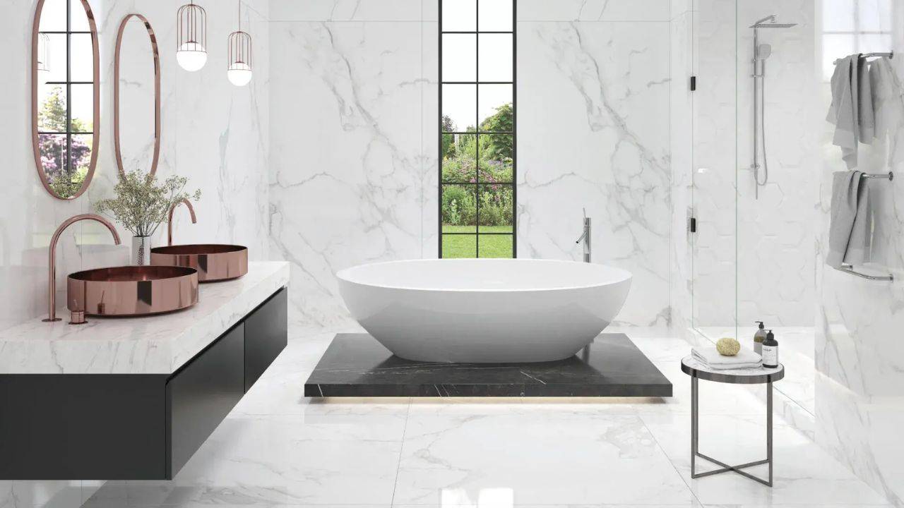 azulejo porcelanico baño