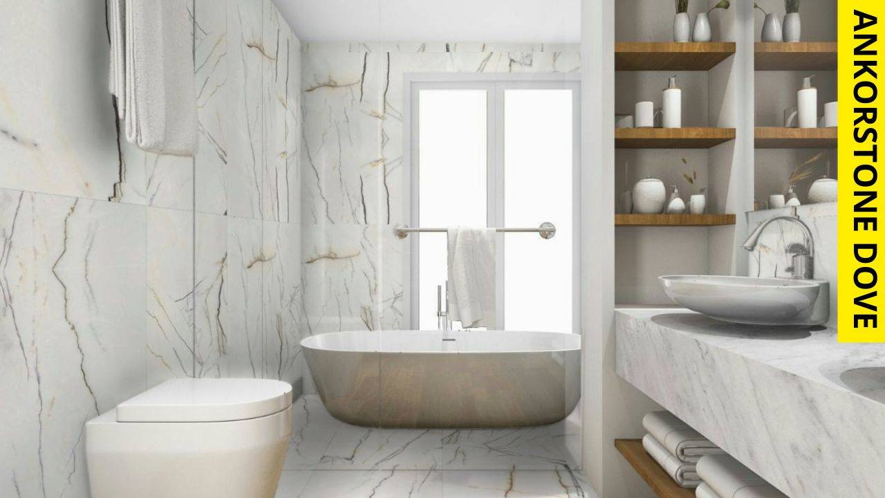 suelo blanco porcelánico