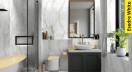 azulejo baño blanco