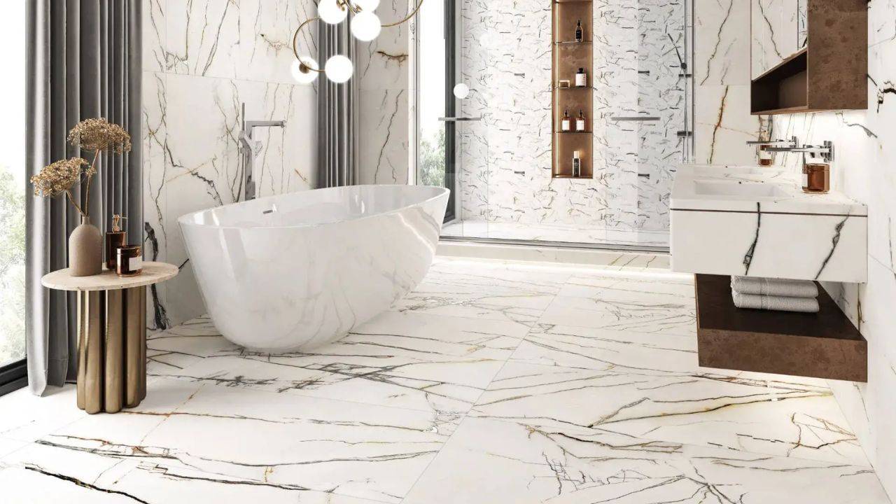 azulejos imitacion marmol para baños