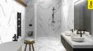 azulejo baño blanco